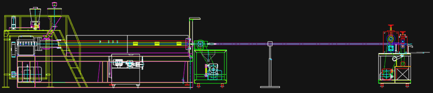 PE Foam Net Extrusion Line
